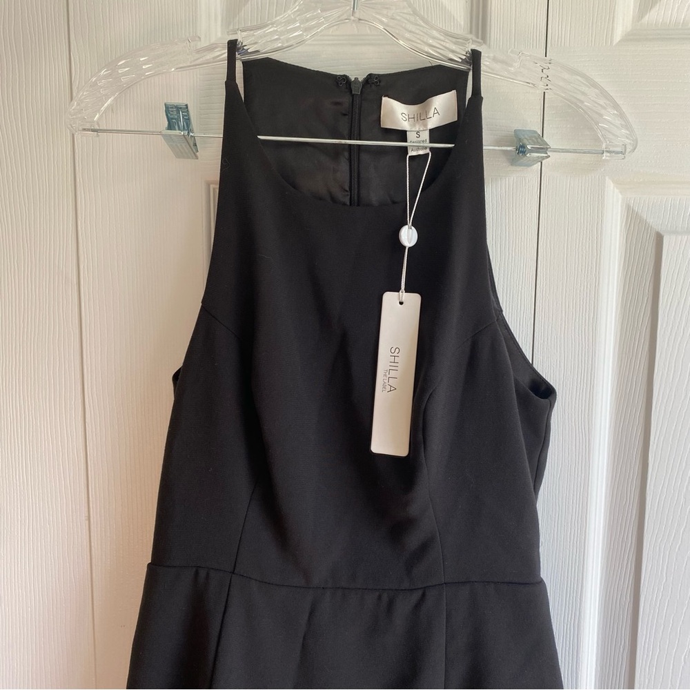 Shilla The Label | Frontier Wrap Midi Dress Black Size S Halter Neck. NWT.